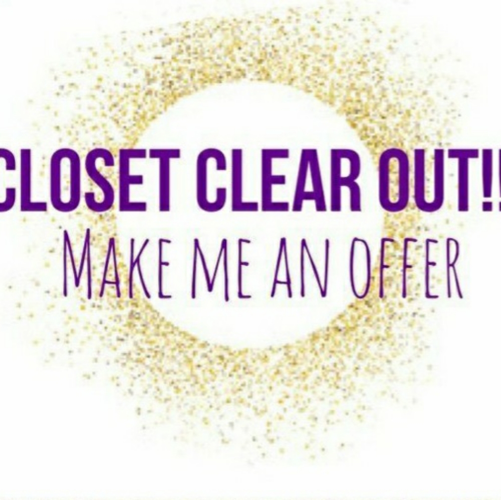 Closet clear out